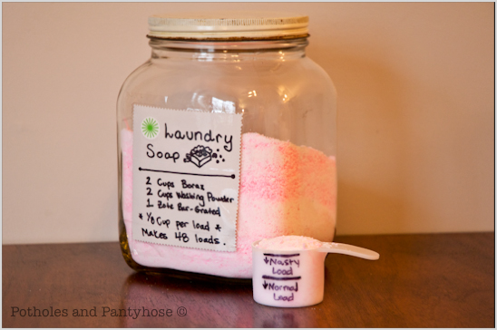 making laundry soap
